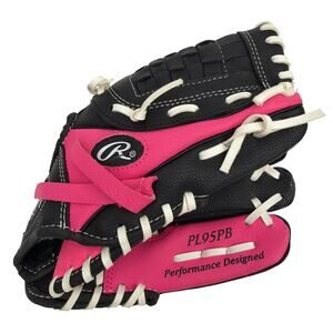Rawlings Players Series PL95PB Pink Black Baseball Softball Glove RHT